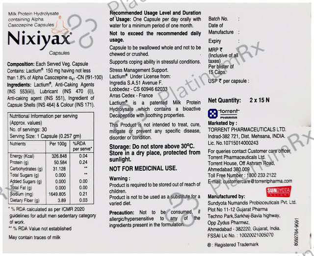 Nixiyax 150mg Capsule 15s