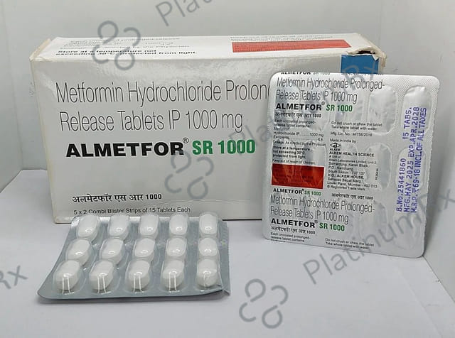 Almetfor 1000mg SR Tablet 15s