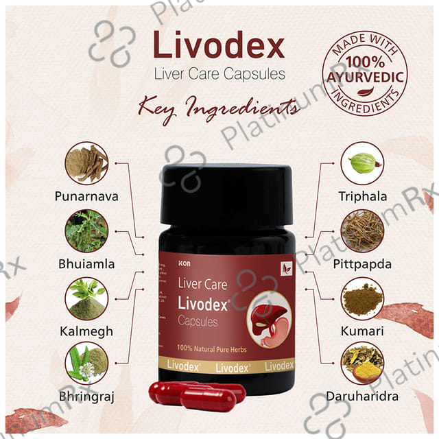 Livodex Liver Care Capsule (10 Each) 1 Bottle