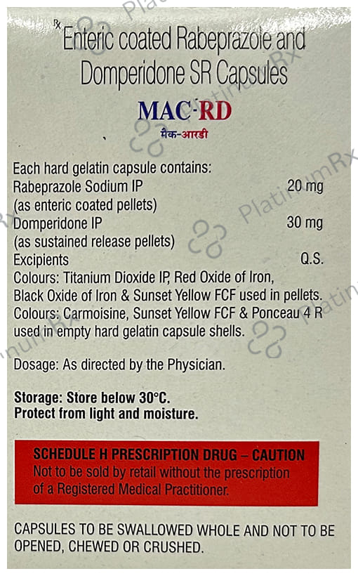 Mac RD Capsule SR 15s