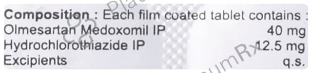 Olmicheck H 12.5/40mg Tablet 10s
