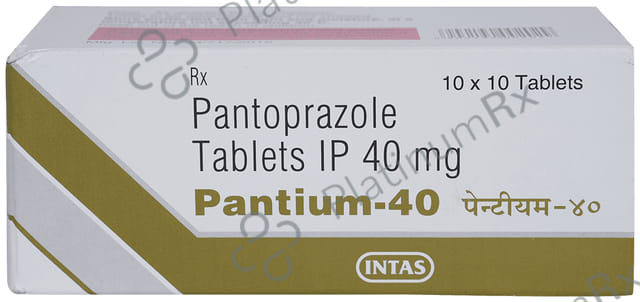 Pantium 40mg Tablet 10s