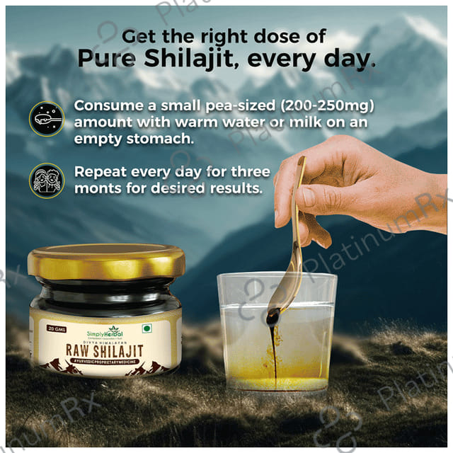 Simply Herbal Divya Shilajit Raw Shilajit Resin