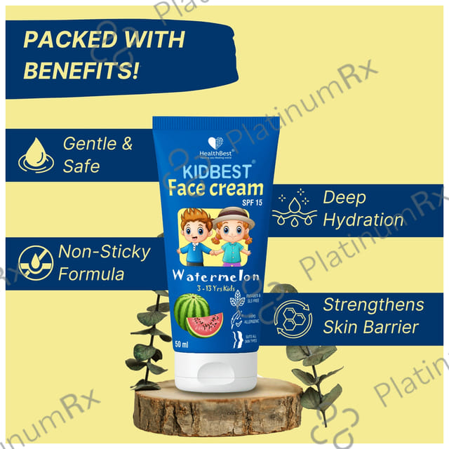 HealthBest Kidbest SPF 15 Face Cream 50ml