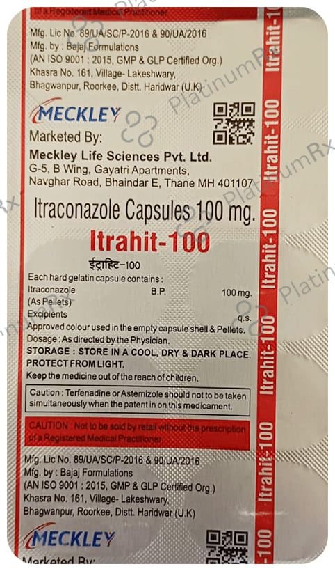 Itrahit 100mg Tablet