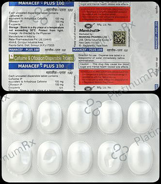 Mahacef Plus 100/100mg Tablet 10s