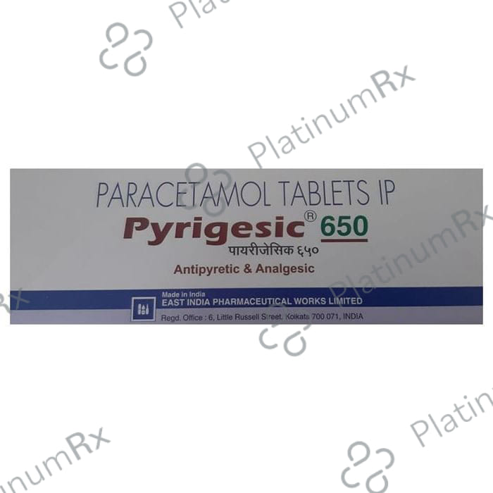 Pyrigesic 650mg Tablet 10s