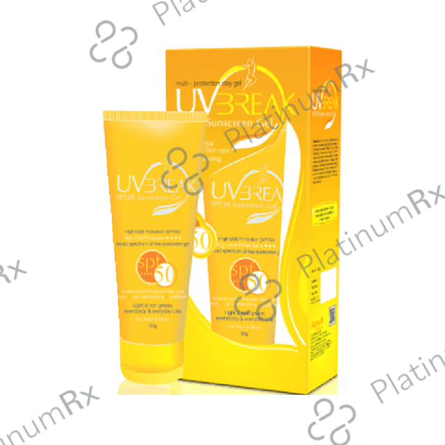 UV Break Sunscreen SPF 50 Gel 60gm