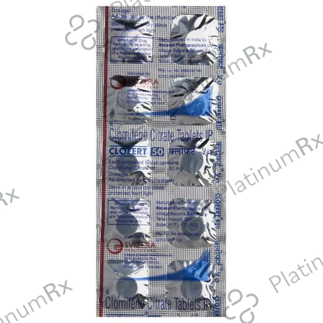 Clofert 50mg Tablet 10s