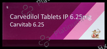 Carvitab 6.25mg Tablet 10s