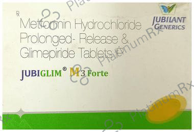 Jubiglim M Forte 3/1000mg Tablet PR 10s