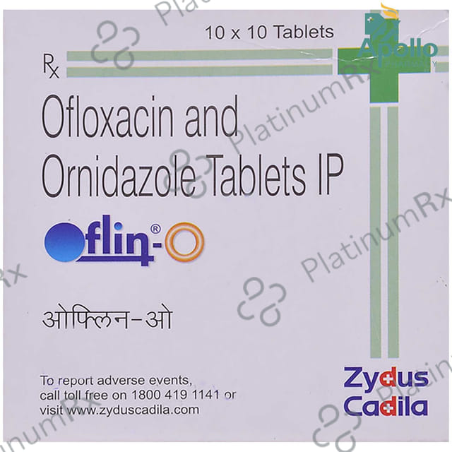 Oflin O 200/500mg Tablet 10s