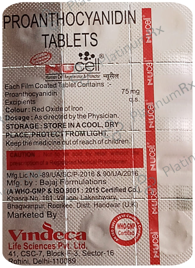 Nucell 75mg Tablet