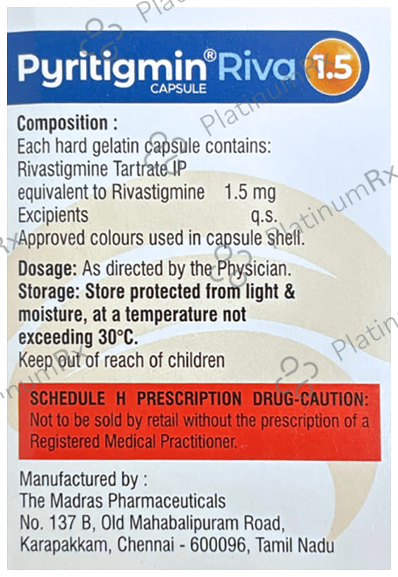Pyritigmin Riva 1.5mg Capsule 10s