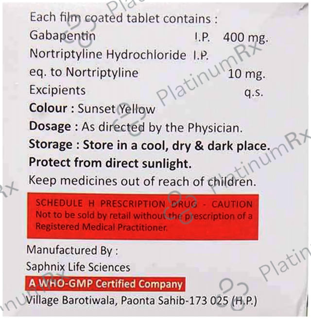 Setgab NT 400/10mg Tablet 10s