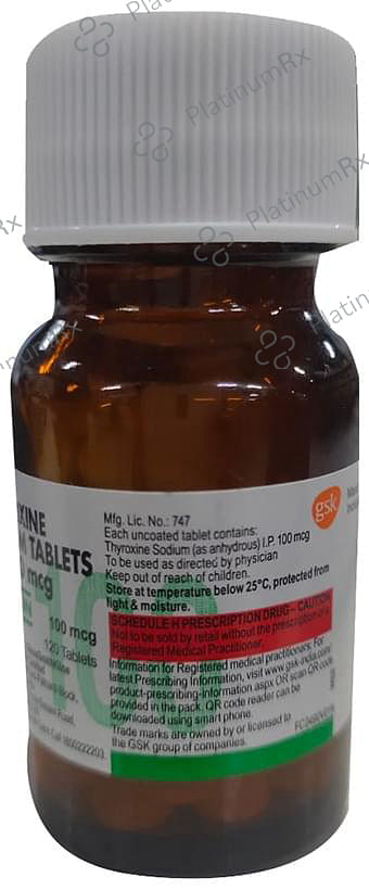 Eltroxin 100mcg Tablet 120s