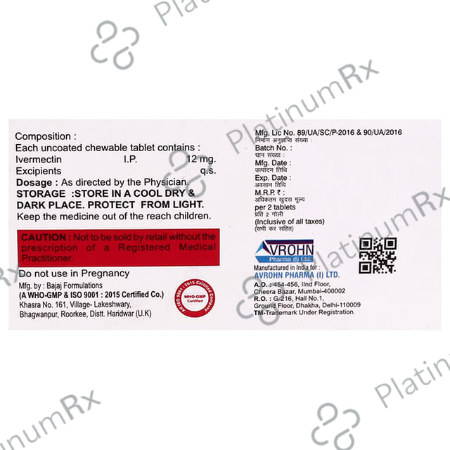 Avmec 12 Tablet
