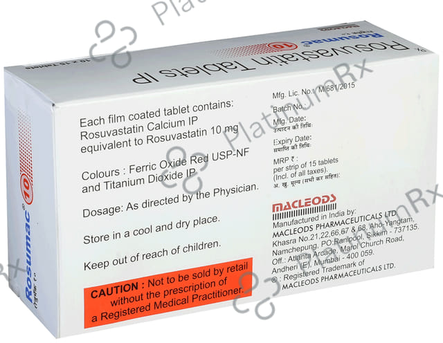 Rosumac 10mg Tablet 15s