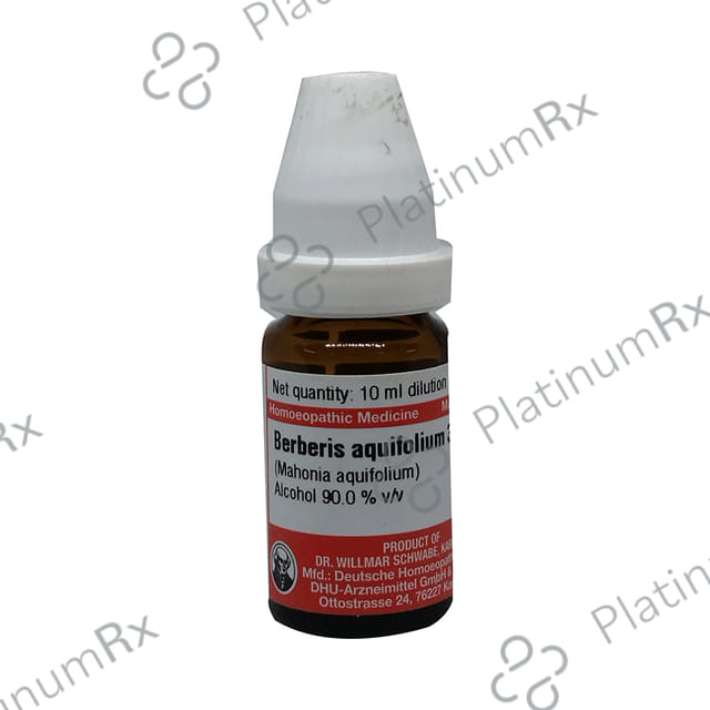 Dr Willmar Schwabe Germany Berberis Aquifolium Dilution 30