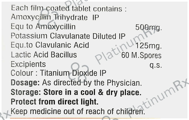 Moxyraz CV 625 LB Tablet 6s