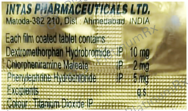 Kuff Q DX 5/2/10mg Tablet 10s