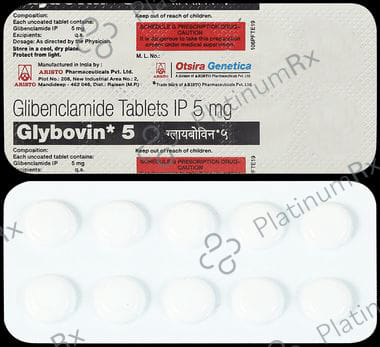 Glybovin 5mg Tablet 10s