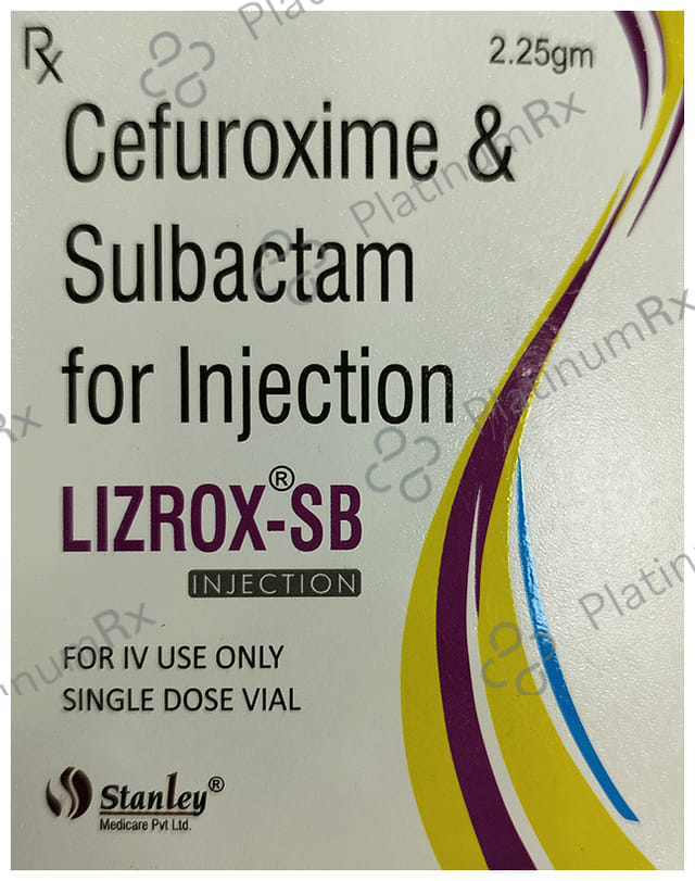 Lizrox SB 1500/750mg Injection 1s