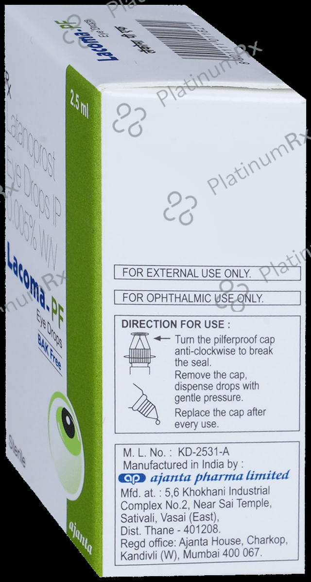 Lacoma PF 0.005% Eye Drop 2.5ml