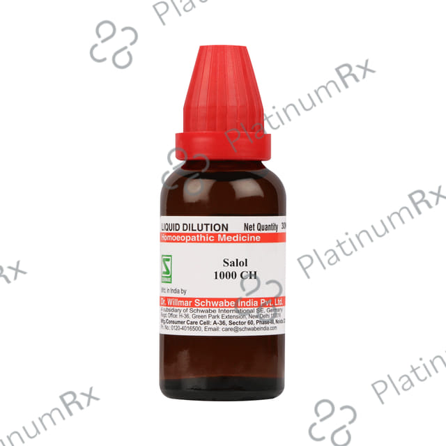 Dr Willmar Schwabe India Salolum Dilution 1000 CH