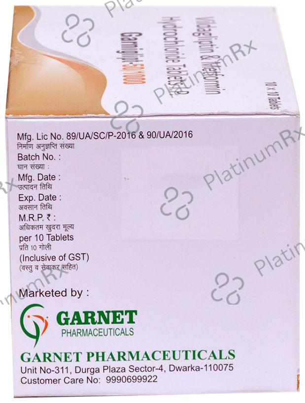 Garniglipt 50/1000 Tablet 10s