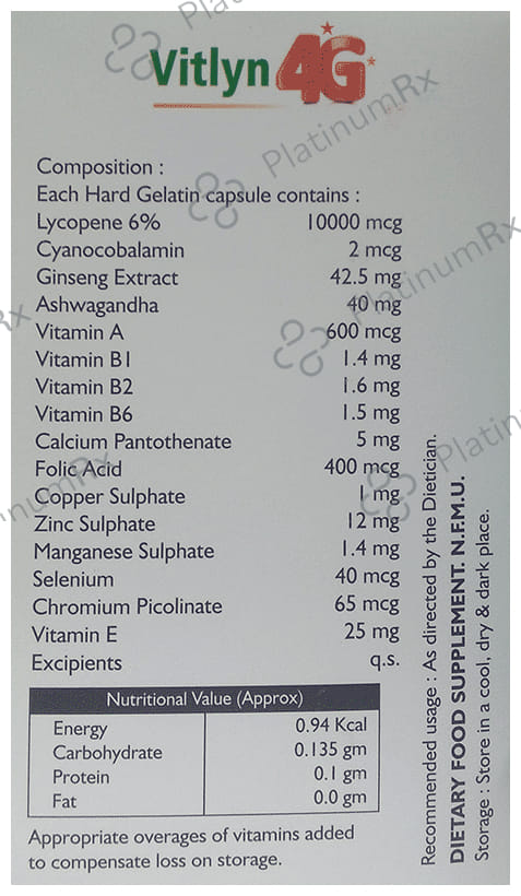 Vitlyn 4G Capsule 10s
