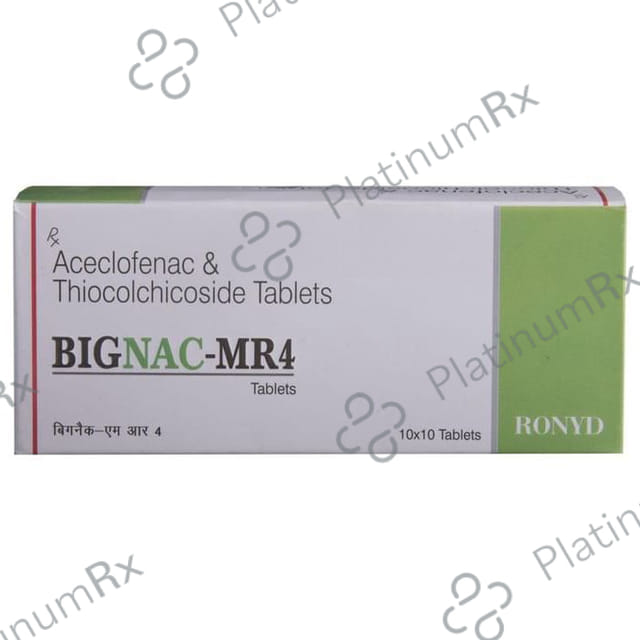 Bignac MR 4/100mg Tablet 10s