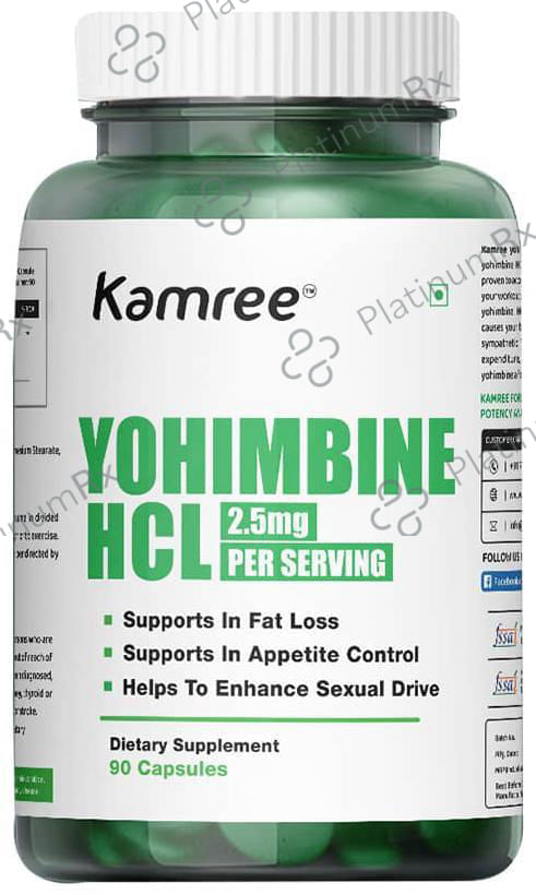 Kamree Yohimbine HCL 2.5mg Capsule