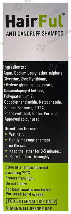 HairFul Anti Dandruff Shampoo (120ml Each) 1 Bottle
