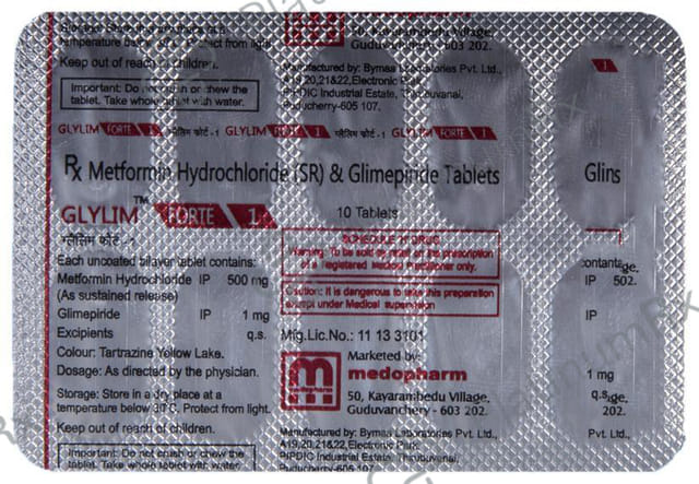 Glylim Forte 1 Tablet SR