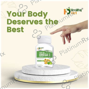 Healthy Diet Fish Oil Omega 3 1000mg Soft Gel Capsule