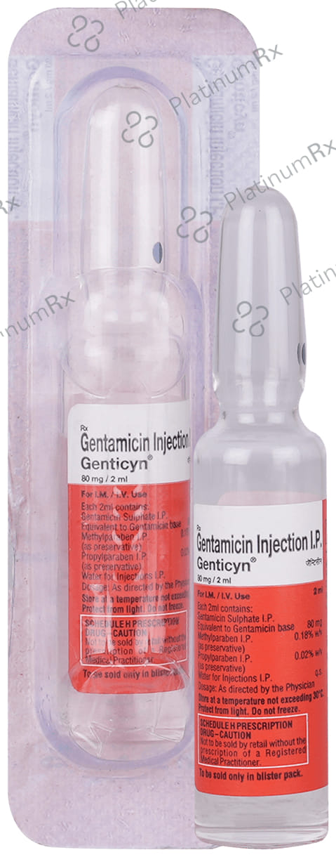 Genticyn 80mg Injection 2ml