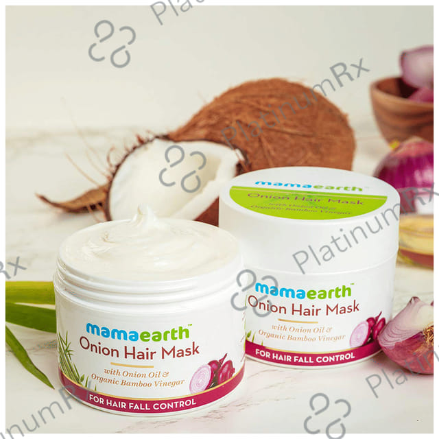 Mamaearth Onion Hair Mask - For Healthy Hair & Scalp