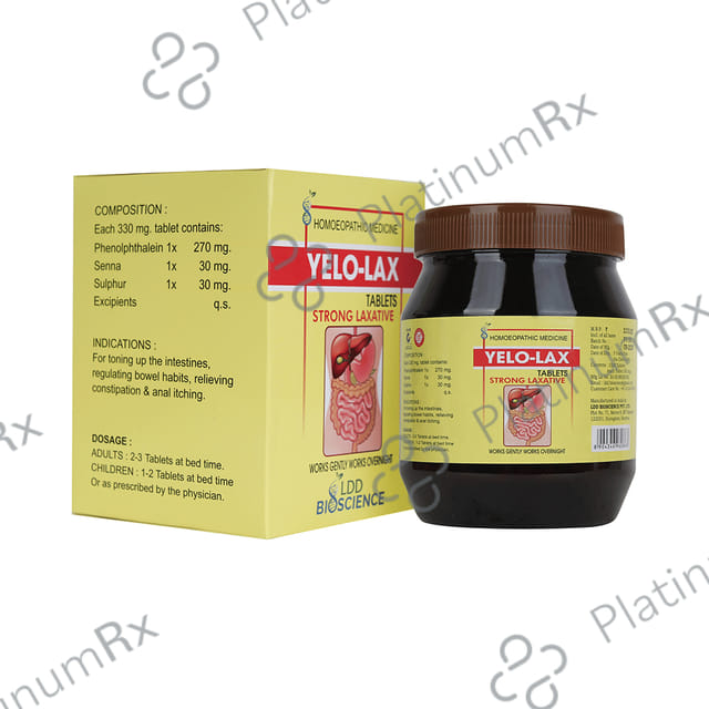 LDD Bioscience Yelo-Lax Tablet 1000 tablets