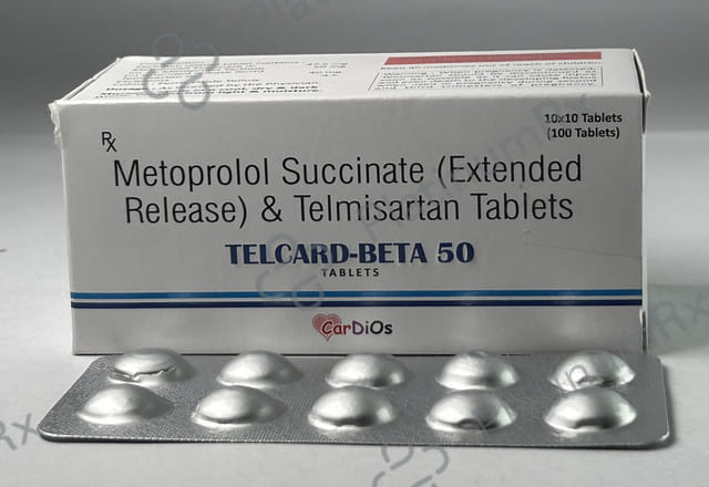 Telcard Beta 50/40mg Tablet ER 10s
