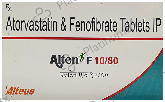 Alten F 10/80mg Tablet 15s