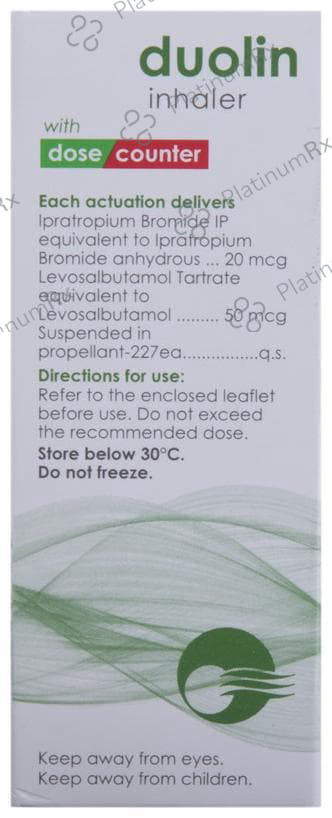 Duolin 50/20mcg Inhaler 200MDI