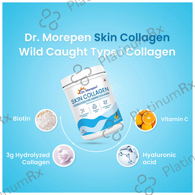 Dr. Morepen Skin Collagen Powder Pineapple Splash
