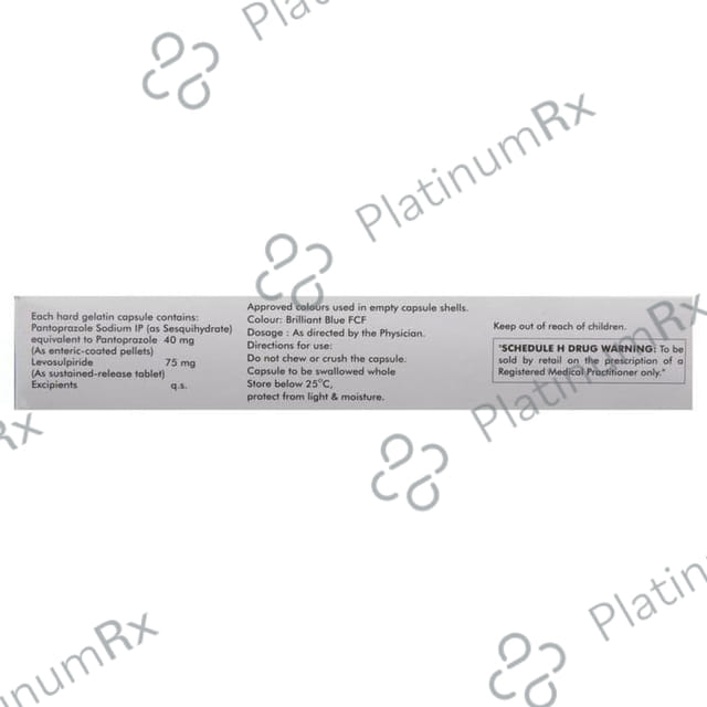 Pantocar L 75/40mg Capsule SR 10s