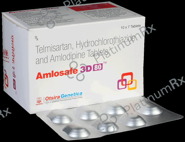 Amlosafe 3D 5/12.5/80mg Tablet 7s