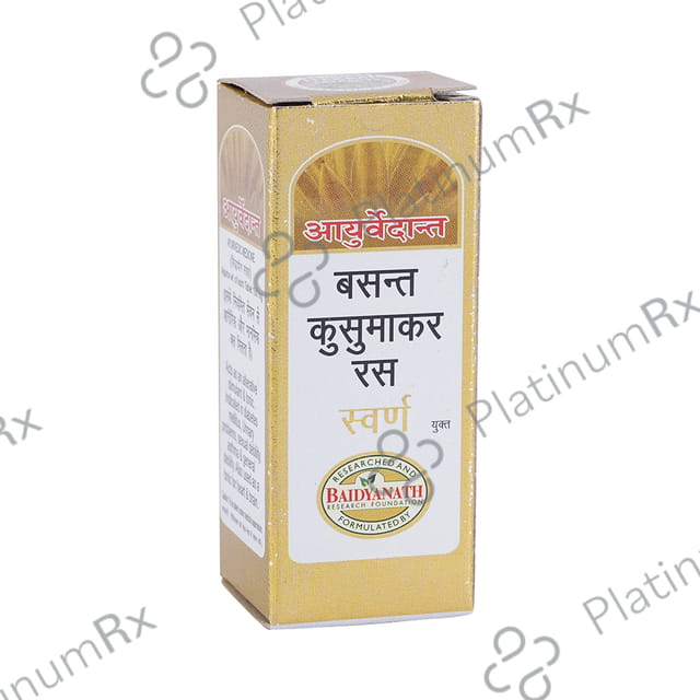 Baidyanath Ayurvedant Basant Kusumakar Ras with Gold Tablet