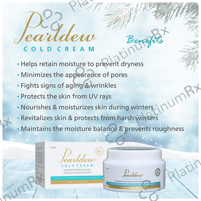 Pearldew Cold Cream (100gm Each) 4 jar