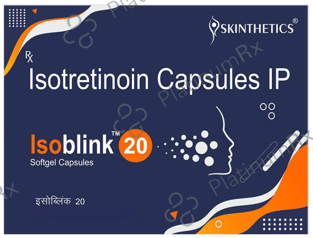 Isoblink 20mg Softgel Capsule 10s