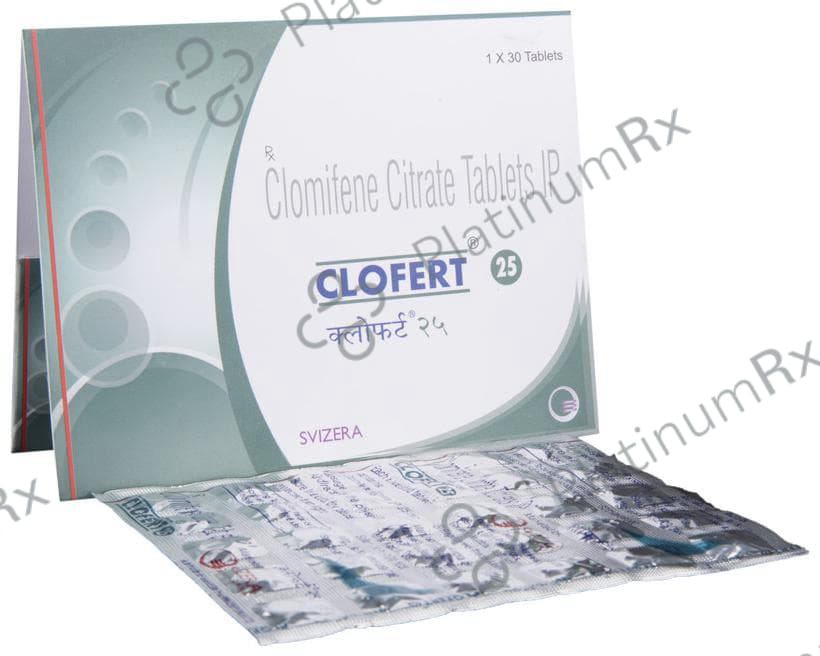 Clofert 25mg Tablet 30s
