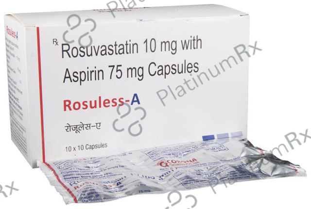 Rosuless A 10/75mg Capsule 10s